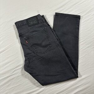 Levi's 541 Jeans Mens 33x32 Athletic Taper 5-Pocket Stretch Flex Canvas Black